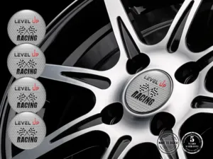 Adesivi Cerchio Stile Sports Temporal Surge Grid